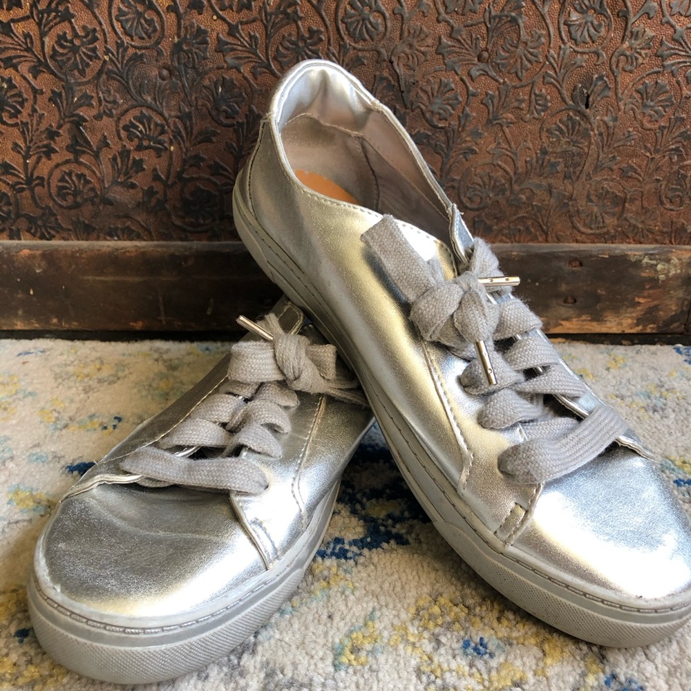 Target DV Brand Silver Sneakers